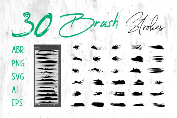 Download Brush Collection, Grunge Brush Strokes - Grunge brush Collection