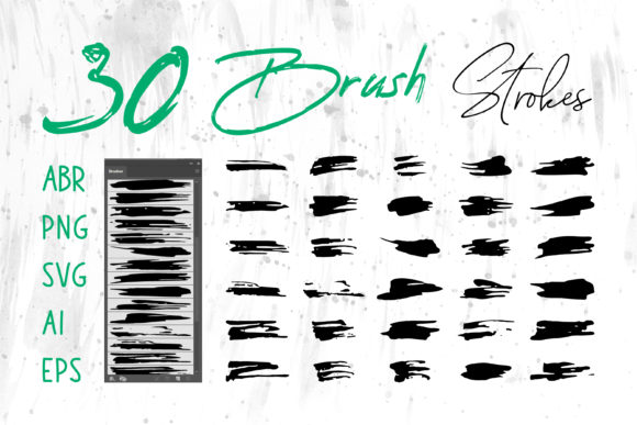 Download Paint Brush Set, Grunge Brush Strokes - Grunge brush Collection