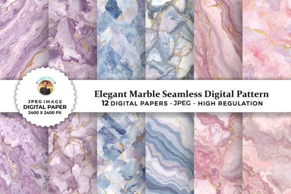 Download Elegant Marble Seamless Digital Patterns - Elegant marble Collection