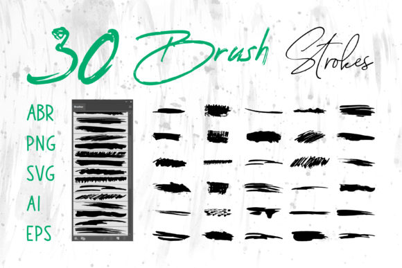 Download Ink Brush Collection, Grunge Brush Set - Grunge brush Collection