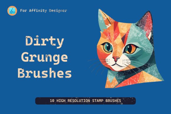 Download Grunge Brush Set for Affinity Designer - Grunge brush Collection