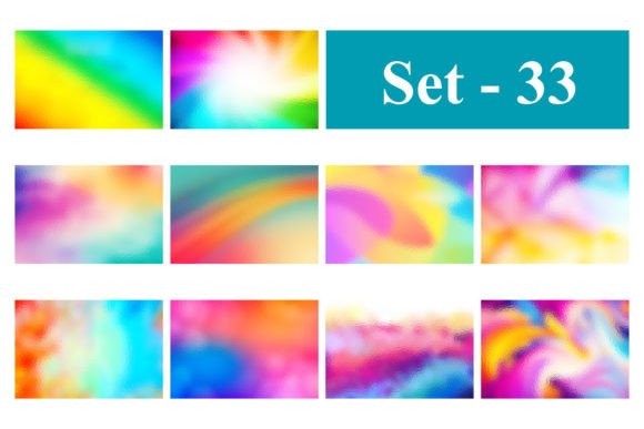 Download Vibrant Blurred Gradient Background - Premium Bundle