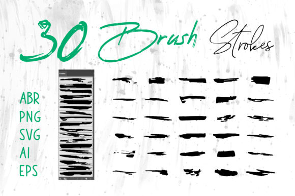 Download Grunge Brush Set, Ink Brush Strokes - Grunge brush Collection