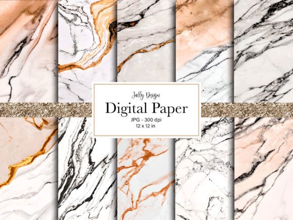 Download Elegant Marble Digital Paper Pack - Elegant marble Collection
